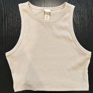 cream h&m top
